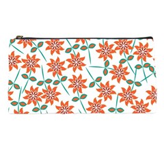 Vector Flower Floral Pencil Cases