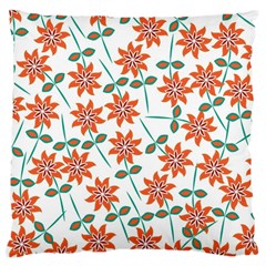 Vector Flower Floral Large Cushion Case (One Side)