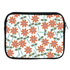 Vector Flower Floral Apple iPad 2/3/4 Zipper Cases