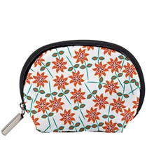 Vector Flower Floral Accessory Pouch (Small)