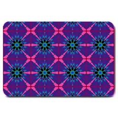 Seamless Wallpaper Art Large Doormat  by Vaneshart