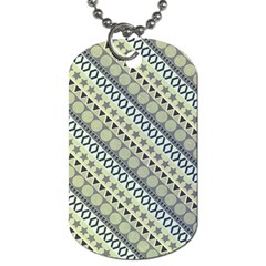 Abstract Seamless Pattern Graphic Dog Tag (two Sides) by Vaneshart