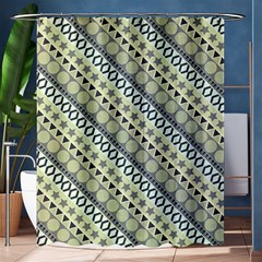 Abstract Seamless Pattern Graphic Shower Curtain 60  X 72  (medium)  by Vaneshart