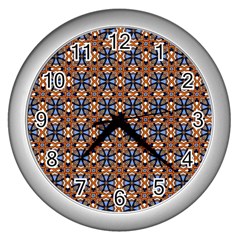 4 1c Wall Clock (silver)