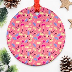 Umbrella Pattern Ornament (round) by Vaneshart