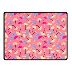 Umbrella Pattern Fleece Blanket (small) by Vaneshart