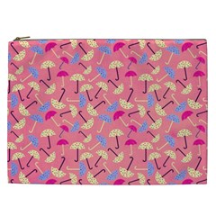 Umbrella Pattern Cosmetic Bag (xxl) by Vaneshart