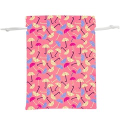 Umbrella Pattern  Lightweight Drawstring Pouch (xl)