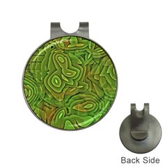 Background Abstract Green Hat Clips With Golf Markers by Vaneshart