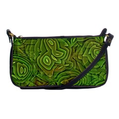 Background Abstract Green Shoulder Clutch Bag by Vaneshart