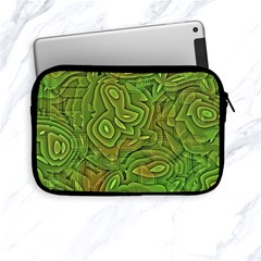 Background Abstract Green Apple Ipad Mini Zipper Cases by Vaneshart