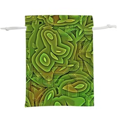 Background Abstract Green  Lightweight Drawstring Pouch (xl)