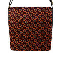 Abstract Seamless Pattern Graphic  Flap Closure Messenger Bag (l) by Vaneshart