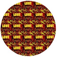 Love 4 Wooden Bottle Opener (round)