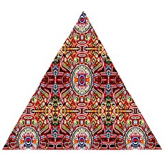 Abstract 32 Wooden Puzzle Triangle