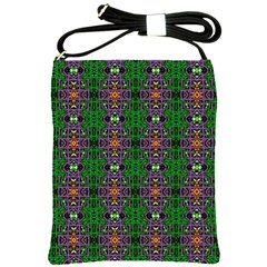 Abstract 38 Shoulder Sling Bag by ArtworkByPatrick