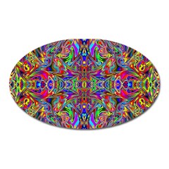 Abstract 39 Oval Magnet by ArtworkByPatrick