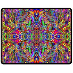 Abstract 39 Fleece Blanket (medium)  by ArtworkByPatrick