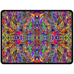 Abstract 39 Double Sided Fleece Blanket (large)  by ArtworkByPatrick