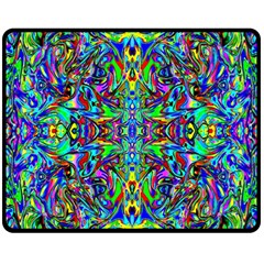 Abstract 39 1 Double Sided Fleece Blanket (medium)  by ArtworkByPatrick