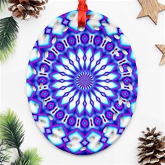 Pattern Background Color Ornament (oval Filigree) by Vaneshart