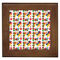 Pattern Patterns Construction Framed Tile by Vaneshart