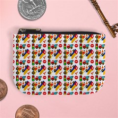 Pattern Patterns Construction Mini Coin Purse by Vaneshart