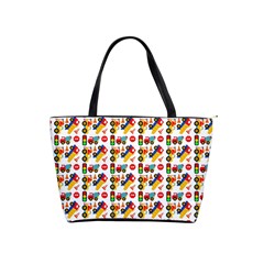 Pattern Patterns Construction Classic Shoulder Handbag by Vaneshart