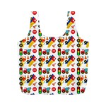 Pattern Patterns Construction Full Print Recycle Bag (M) Front