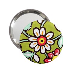 Flowers Fabrics Floral 2 25  Handbag Mirrors by Vaneshart