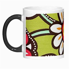 Flowers Fabrics Floral Morph Mugs by Vaneshart