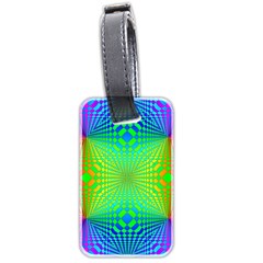 Pattern Colorful Abstract Luggage Tag (two Sides) by Vaneshart