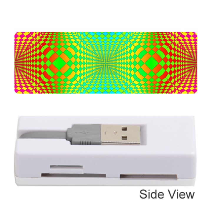 Pattern Colorful Abstract Memory Card Reader (Stick)