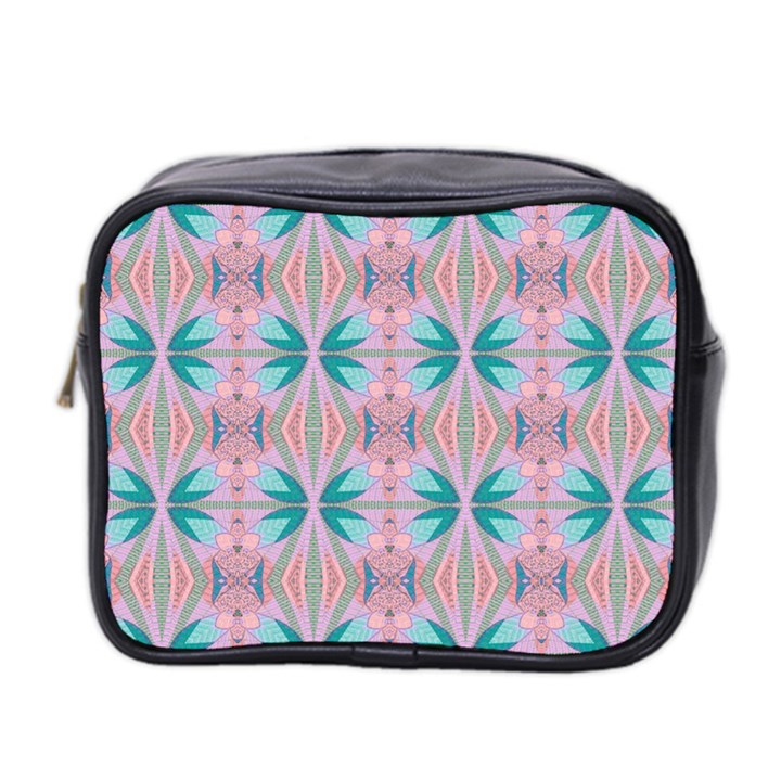 Seamless Wallpaper Pattern Free Picture Mini Toiletries Bag (Two Sides)