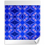 Seamless Fractal Blue Canvas 11  x 14  10.95 x13.48  Canvas - 1