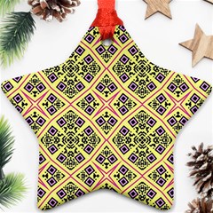 Seamless Wallpaper Geometric Star Ornament (two Sides) by Vaneshart