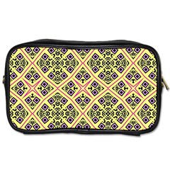 Seamless Wallpaper Geometric Toiletries Bag (one Side) by Vaneshart