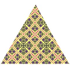 Seamless Wallpaper Geometric Wooden Puzzle Triangle