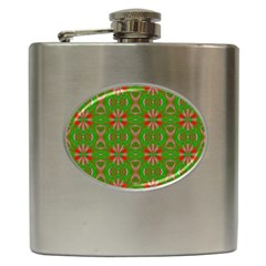 Seamless Wallpaper Digital Hip Flask (6 Oz) by Vaneshart