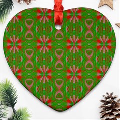 Seamless Wallpaper Digital Heart Ornament (two Sides) by Vaneshart