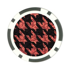 Fabric Pattern Dogstooth Poker Chip Card Guard by Vaneshart