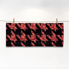 Fabric Pattern Dogstooth Hand Towel by Vaneshart