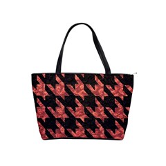 Fabric Pattern Dogstooth Classic Shoulder Handbag by Vaneshart