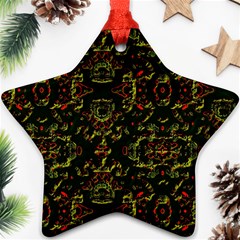 Seamless Pattern Background Ornament (star)