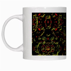 Seamless Pattern Background White Mugs by Vaneshart