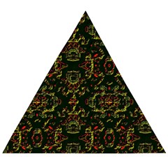 Seamless Pattern Background Wooden Puzzle Triangle