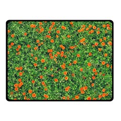 Carnations Flowers Seamless Fleece Blanket (small) by Vaneshart