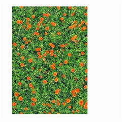 Carnations Flowers Seamless Large Garden Flag (two Sides) by Vaneshart