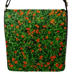 Carnations Flowers Seamless Flap Closure Messenger Bag (s) by Vaneshart