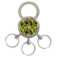 Seamless Pattern Background 3-ring Key Chain by Vaneshart